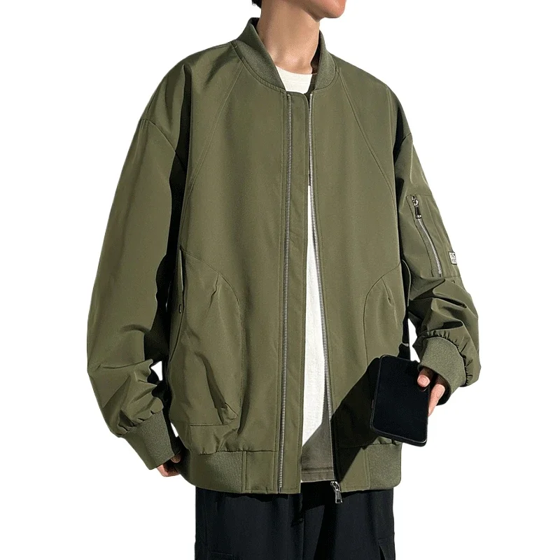 L-9XL Large Size Travel Jackets Autumn Men's Casual Stand-up Collar Loose Couple Wear Big Size Waterproof Mountaineering Coats