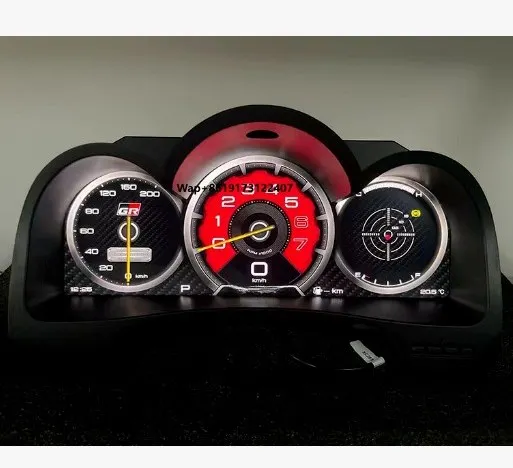 Car  LHD&RHD LCD Digital Speedometer for Hilux Vigo Fortuner 2012-2015 Auto Meter Dashboard Panel Cluster With TPMS
