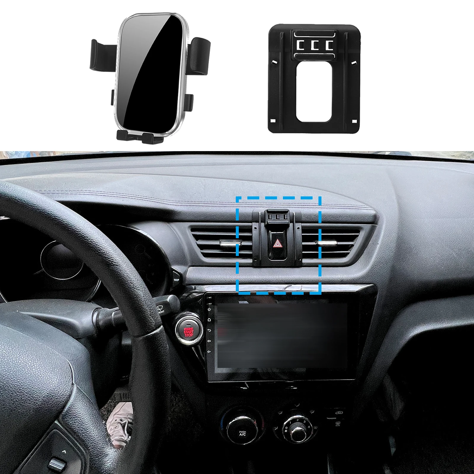 

GPS Bracket Navigation Car Mobile Phone Holde for KIA K2 RIO 2011 2012 2013 2014 2015 Stand Auto Accessoriesr