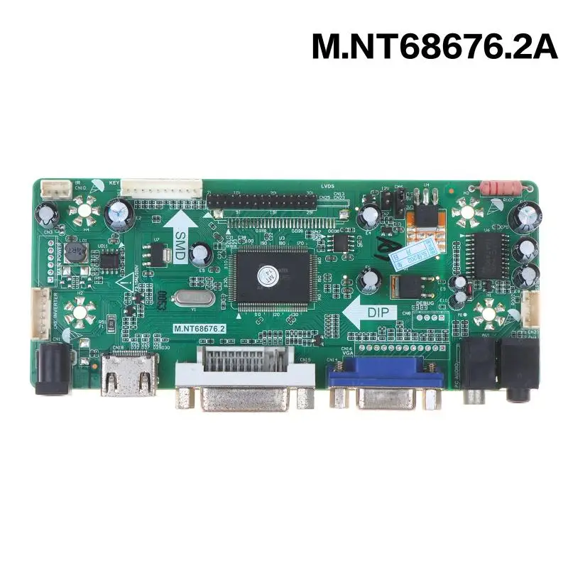 M.NT68676.2A Display Control Board Wide Voltage Range Audio-Enabled Motherboard for Various Advertising Equipment
