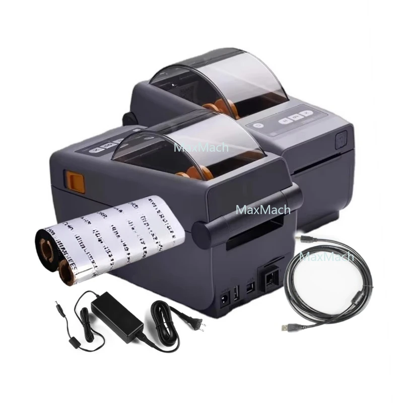 

ZD411 2-дюймовый термопереносный или прямой термопринтер для этикеток со штрих-кодом, настольный принтер, 600 точек на дюйм, USB