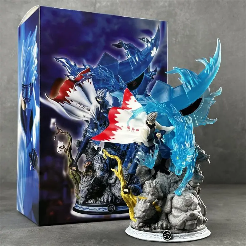 

Naruto Kakashi Uchiha Tobi Summon Whirlpool Childhood Series anime figures position Divine Handsome PVC Festival toys Gift