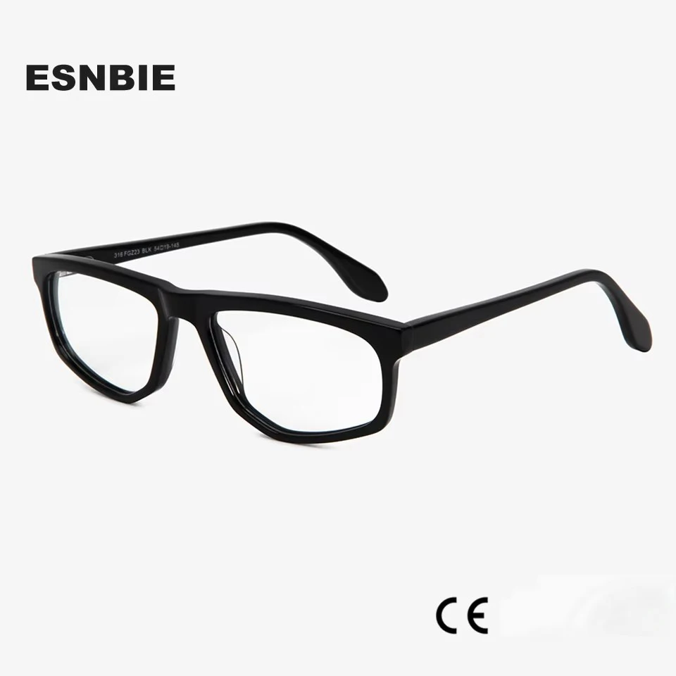 Vintage Rectangle Acetate Optical Glasses Frame Men Women Fashion Irregular Eyeglasses Male Trendy Lentes Opticos Para Mujer