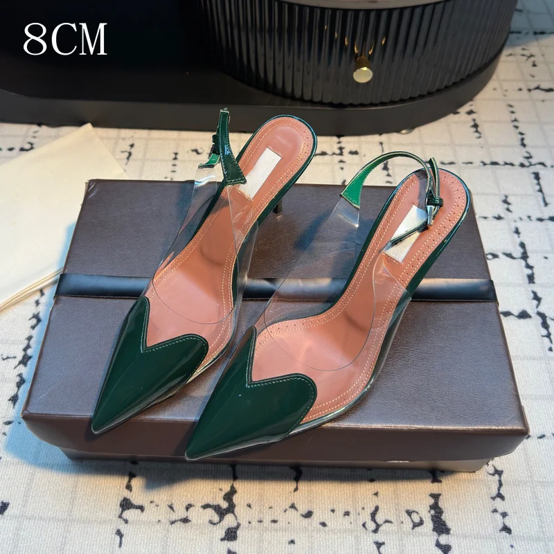 Deep Green 8CM Heel