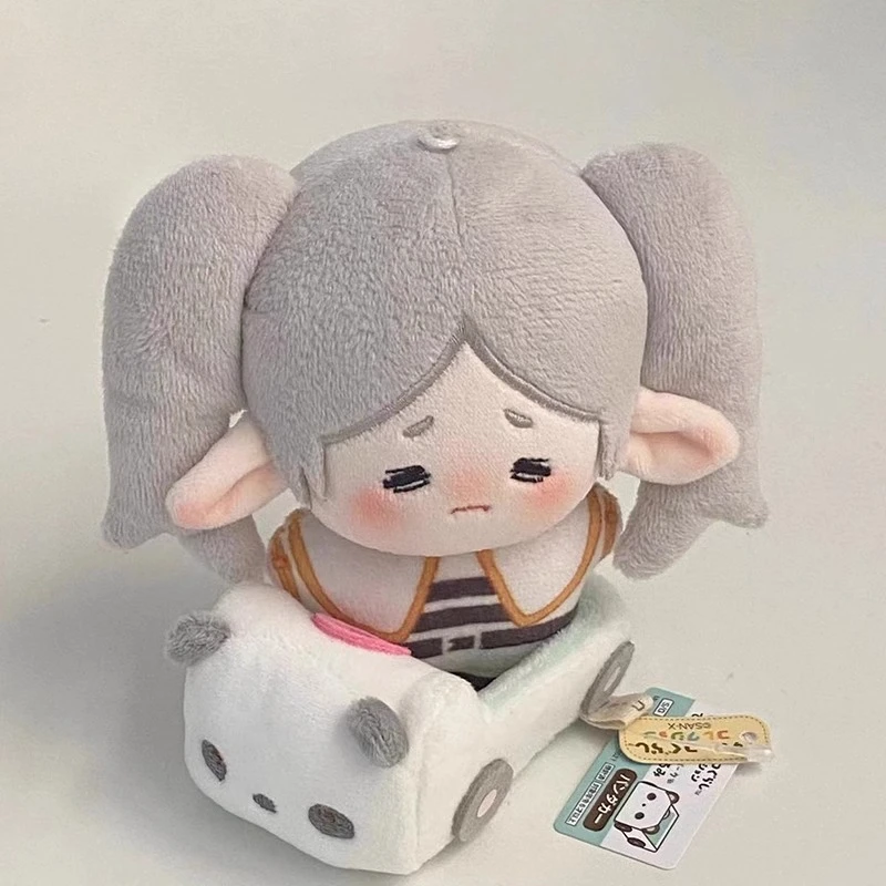 10cm Anime Girl Frieren Fern Kawaii Cosplay Soft Plush Stuffed Starfish Doll Body Cartoon Mini Plushies Keychain Toys Fans Gift