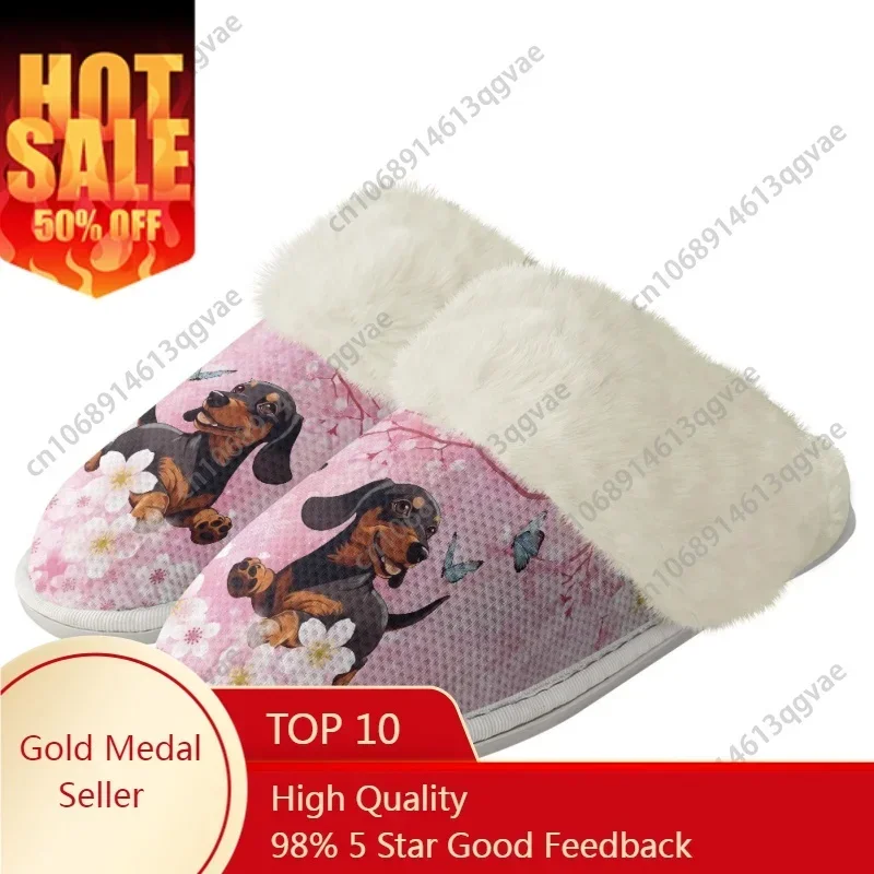 Merry Christmas Gentle Blue Snowman Slippers Mens Womens Home Cotton Plush Bedroom Keep Warm Custom Thermal Lightweight Slipper