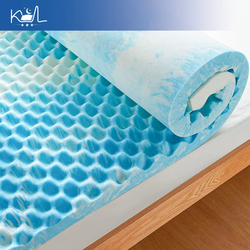 8cm Thick Egg Crate Memory Foam Mattress Topper,Cloud Soft Breathable Bed Pad for Dorm Hotel,Pressure Relief Cooling Sleep Mat