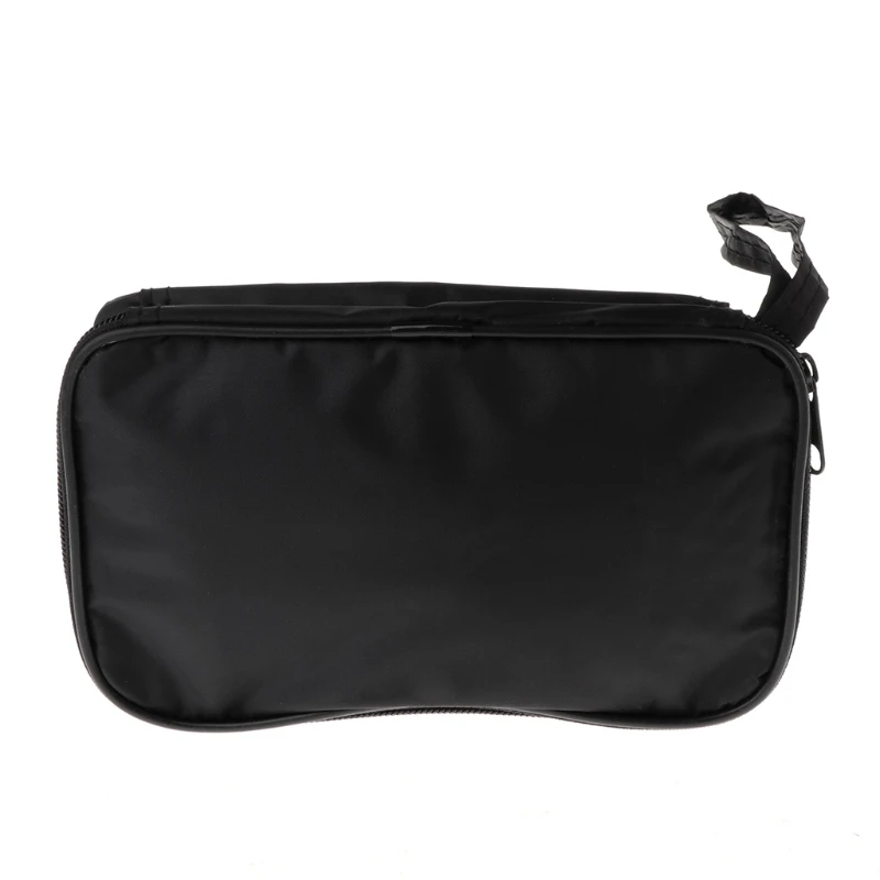 Bolsa de almacenamiento para multímetro, kit de herramientas de tela negra, 20x12x4cm UT, duradera, impermeable, a prueba de golpes, funda suave