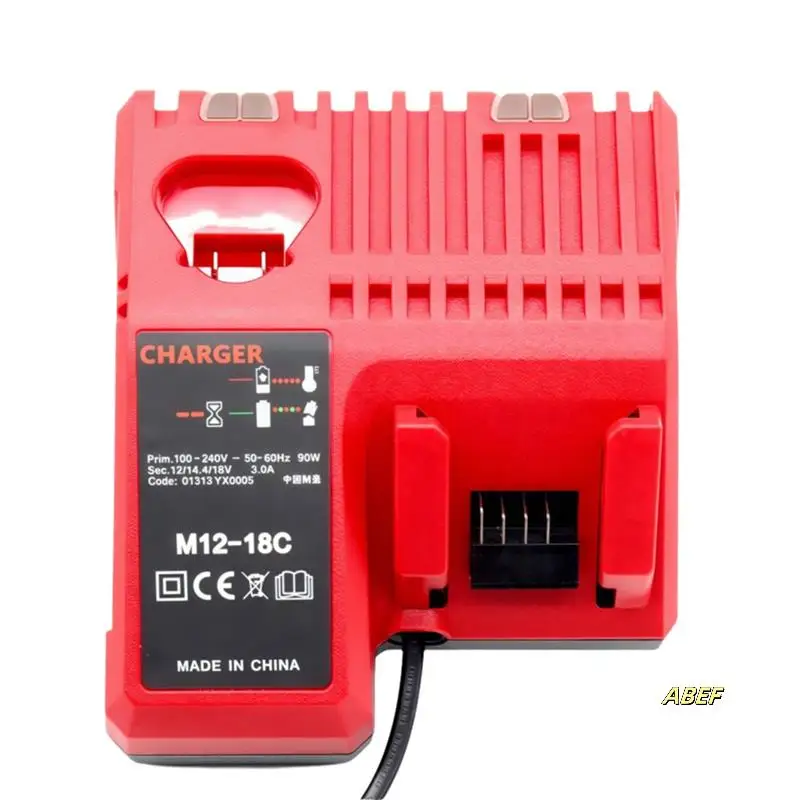 Li-Batterijlader Li-Batterijlader Multi Voltage Oplader Voor M12 M18C 14 V-18 V 48-11-1850 48-11-1840 EU Plug