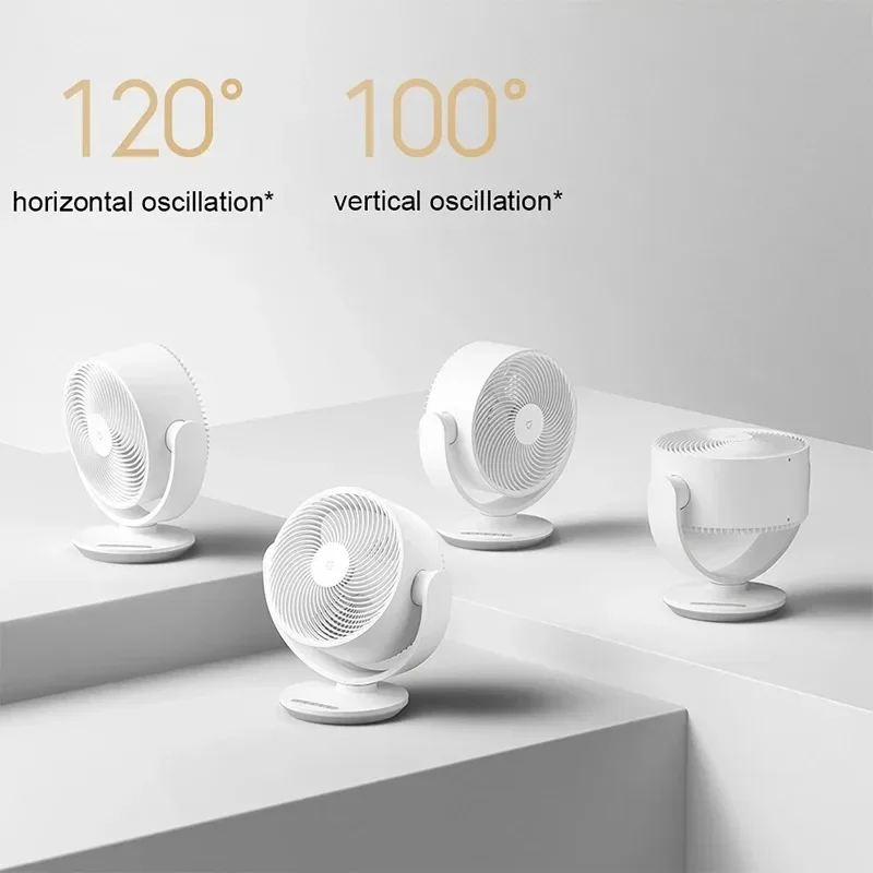 Original Xiaomi Mijia DC Inverter Desktop Zirkulationsventilator Smart Dreidimensionaler leichter Desktop-Elektroventilator Mi Home App