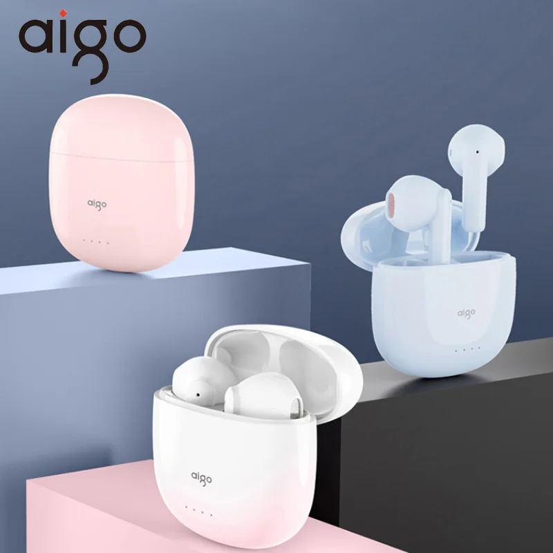 Aigo TA70 True Wireless Bluetooth Headset In Ear ENC Noise Reduction 5.3 Bluetooth Headphones Type-c Charging for iPhone Huawei