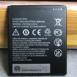 New Original Li3820T43P4h695945 2050mAh Battery for ZTE Blade L9 / Blade A3 Lite / Blade L8 / Blade A3 2019 Mobile Phone Battery