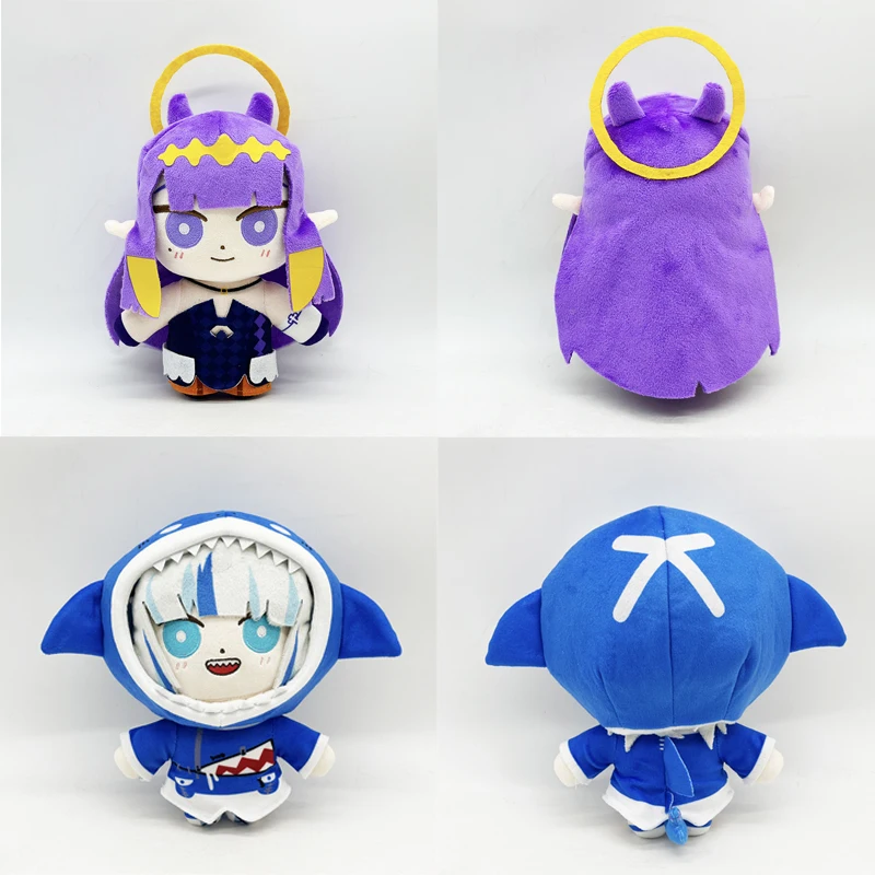 

20cm Cute Gawr Gura Plush Toy Anime Cosplay Shark Soft Doll Plushie Figure Birthday Christmas Gift