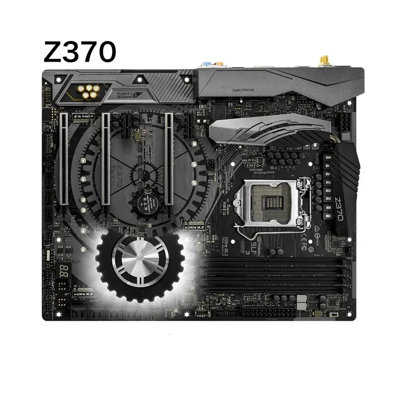 

Материнская плата для настольных ПК Asrock Z370 Taichi 64 ГБ PCI-E 3,0 LGA 1151 DDR4 ATX, материнская плата, 100% протестирована, ОК, полностью работает, бесплатная доставка