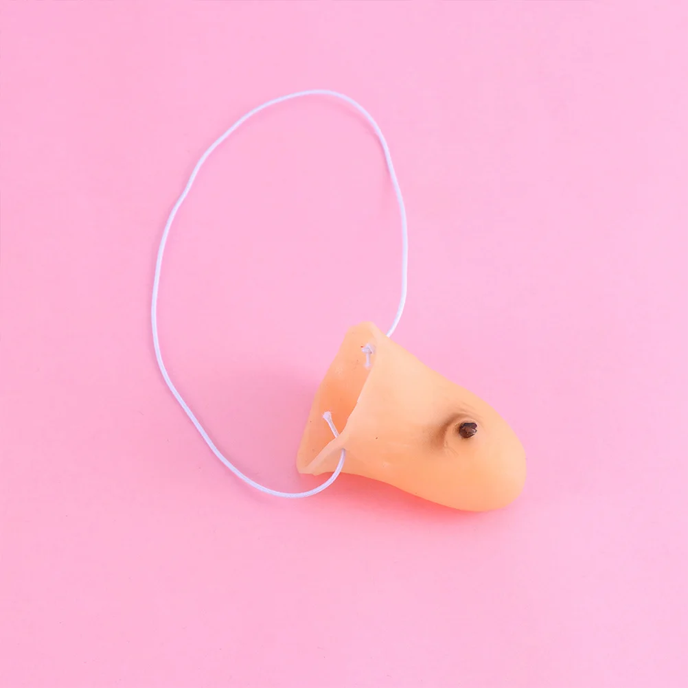 

1Set Long Fake Nose Witch Chin Set Realistic Vinyl Costume Prop for Halloween Cosplay Party Supplies Long Nose Role