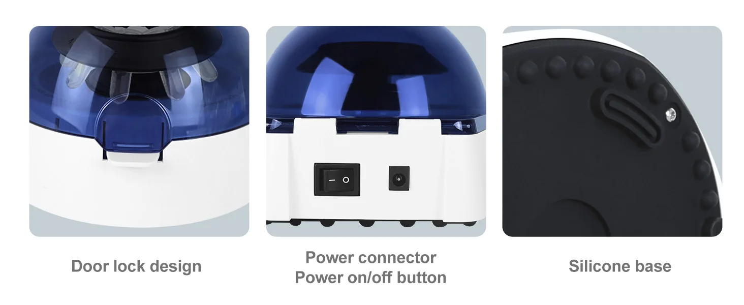 เครื่องหมุนเหวี่ยงทางการแพทย์ความเร็วสูงแบบไร้แปรงถ่าน Mini 7K สำหรับโรงเรียนและห้องปฏิบัติการ