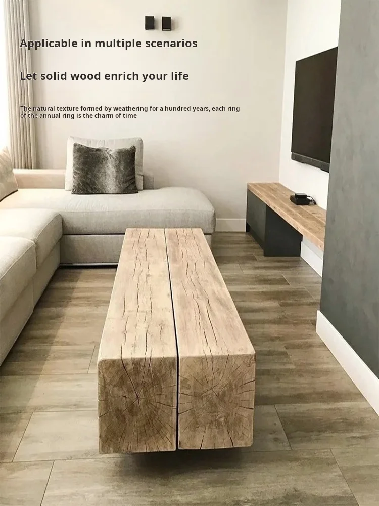 Aged Elm Wood Squares, DIY Customizable Lumber for Home Furnishing