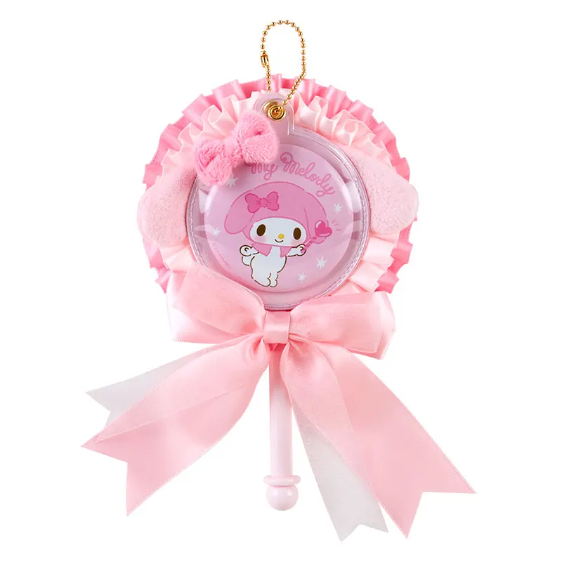 Japan Sanrio Original Cute Lapel Pins Kitty Melody Cinnamoroll Pompom Purin Can Placed In The Photo Bag Charm Anime Figures Toys