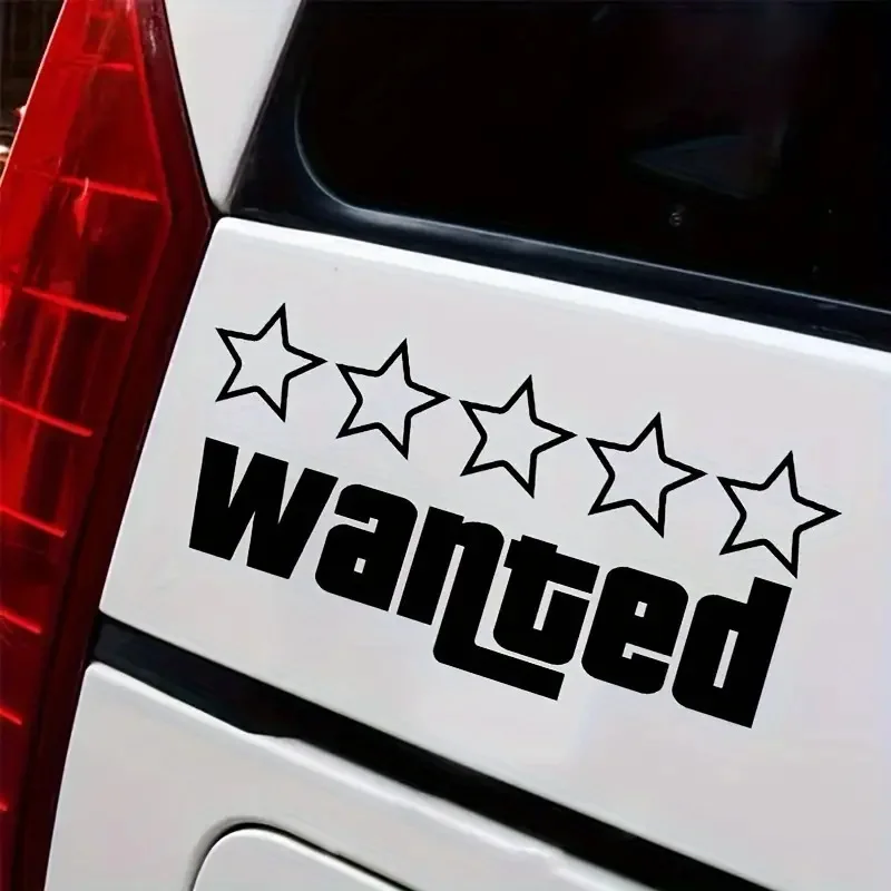 

Wanted Laser автомобильные забавные наклейки авто виниловая пленка наклейки для бампера автомобиля Windows мотоцикл ноутбук стены автомобильные аксессуары