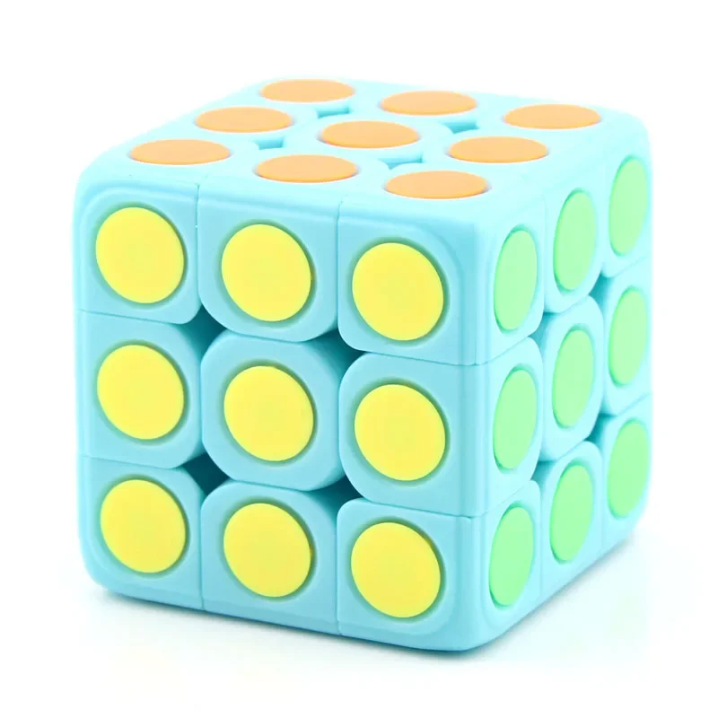 YJ YuMo cercle point 3x3x3 Cube magique 3x3 vitesses Puzzle torsadé casse-tête Intelligence stimulante jouets éducatifs pour les enfants