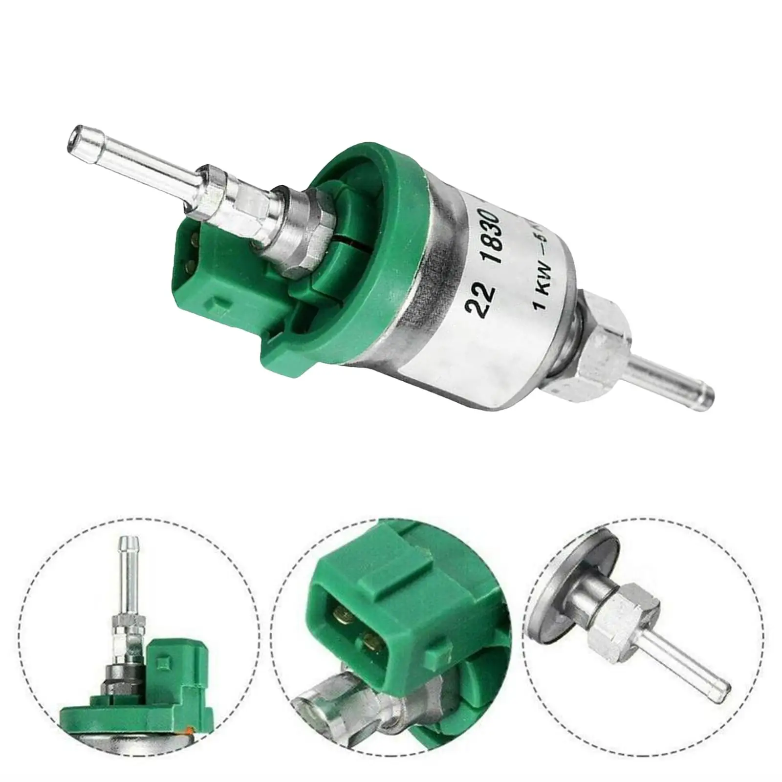 

Oil Fuel Pump 12V Air Parking Heater Metering Pump Durable Metal Replacement for Diesel Heater 1-5KW