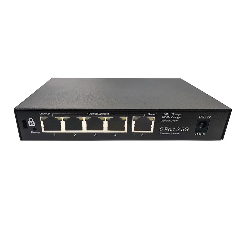 

2.5G Switch Unmanaged Ethernet Switch 25gbps 5 Port Non-POE Smart Ethernet Switch