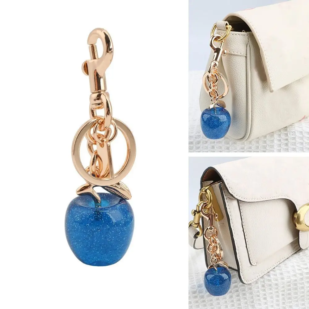 Fashionable Apple Apple Keychain Red Hangable Apple Backpack Pendant Shoulder Bag Decoration Bag