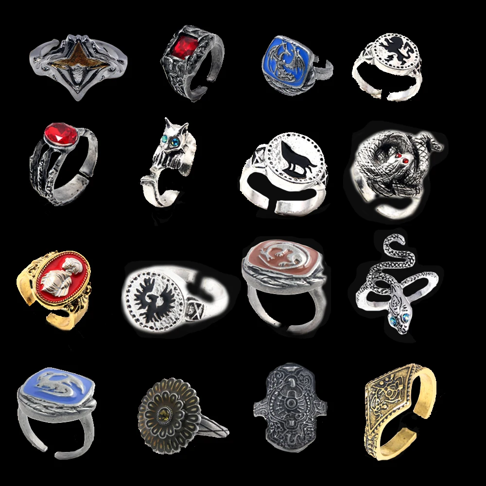 Game Dark Souls 3 Series Rings Havel's Demon's Scar Chloranthy for Fans Woman Men Decorations Party Jewelry Gift Accessories