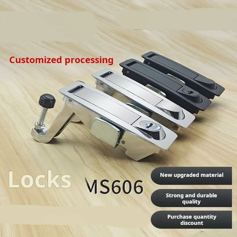 Direct Sales MS606 Mechanical Equipment Lock Distribution Box Compression Lever Lock MS719-1C Flat Lock
