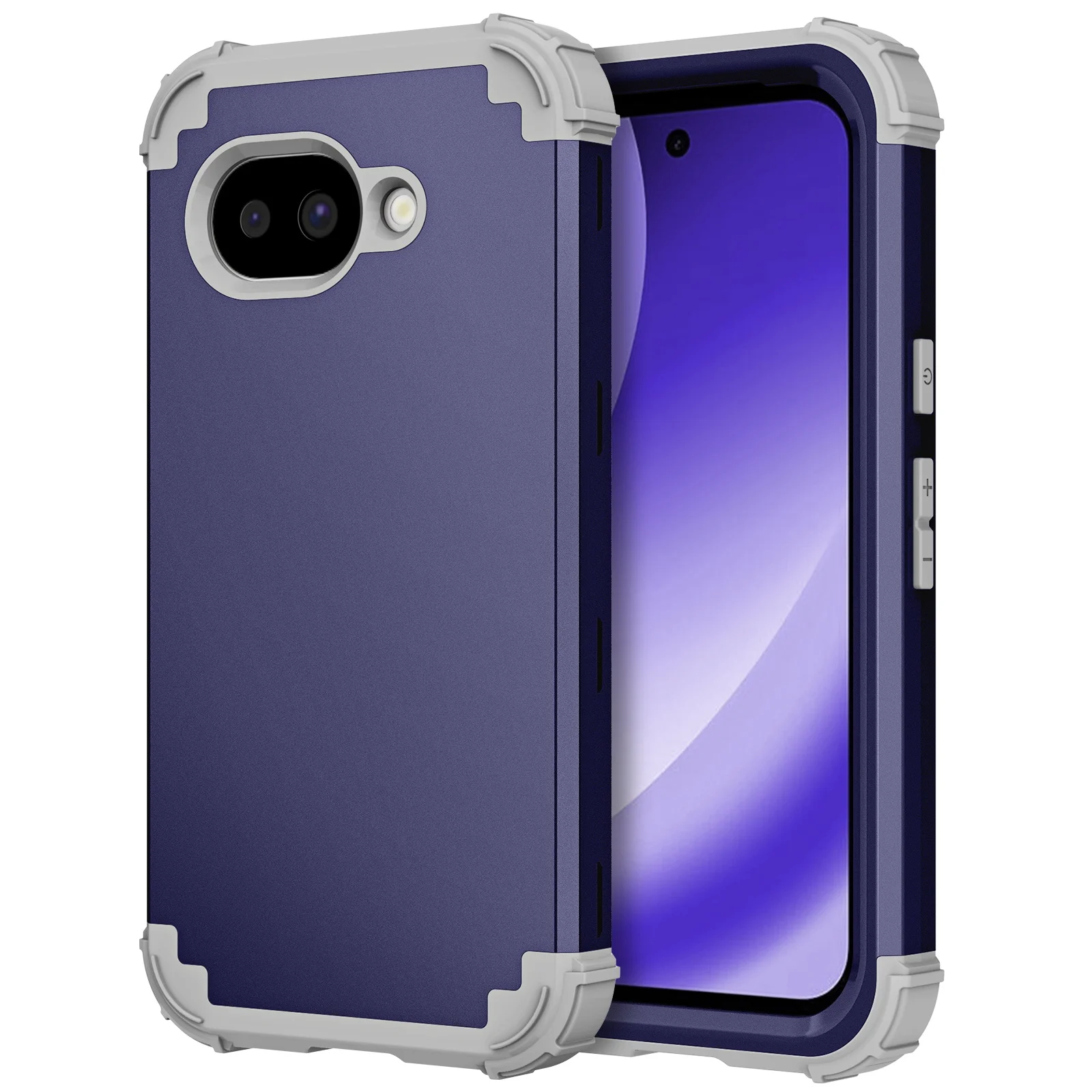

Shockproof 3in1 Hybrid Heavy Duty Hard Phone Case For Google Pixel 10A 10 9 Pro XL 9A 8A, Anti-knock Matte Rugged Cover Conque