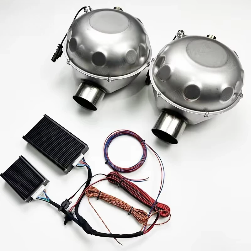 Electronic Active Exhaust Sound Booster Pro Two Speaker Kits + Smartphone Control Other for Car Exhaust System