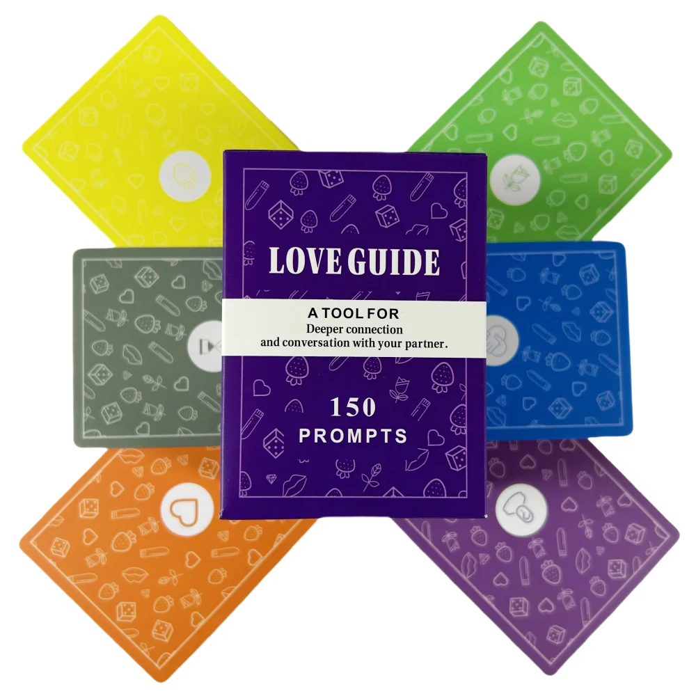 Love Guide Cards Game-A Tool For Deeper Connection And Conversation With Your Partner 150 Pcs Board Deck Games