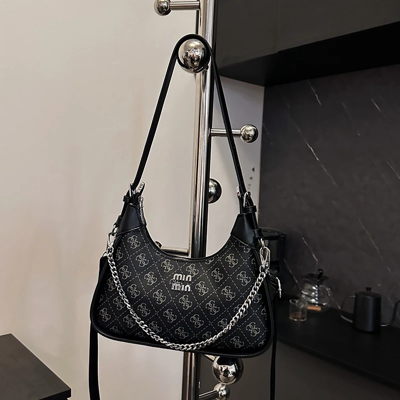 

Luxury Leather Women's Shoulder Bag, Famous Designer Handbag For Sophisticated Ladies, Crossbody Bag Essential