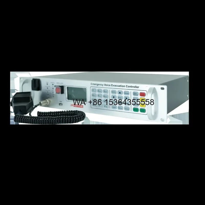 Wmwmnu Smart Public Address and Voice Alarm System Controller with 20 Emergency Trigger Input