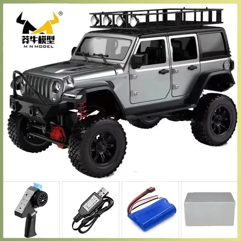 MN MN82 1:12 Retro Rc รถไฟ LED Full-scale จําลอง LC79 Professional 4WD รีโมทคอนโทรลรถกระบะ RC รถบรรทุกของเล่น