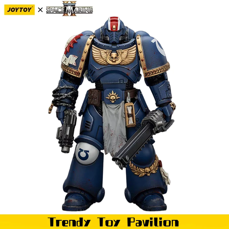 

【JOYTOY】Warhammer 40K Ultramarines Lieutenant Titus-Collectors Edition 1/18 Коллекции экшн-фигурок Игрушки