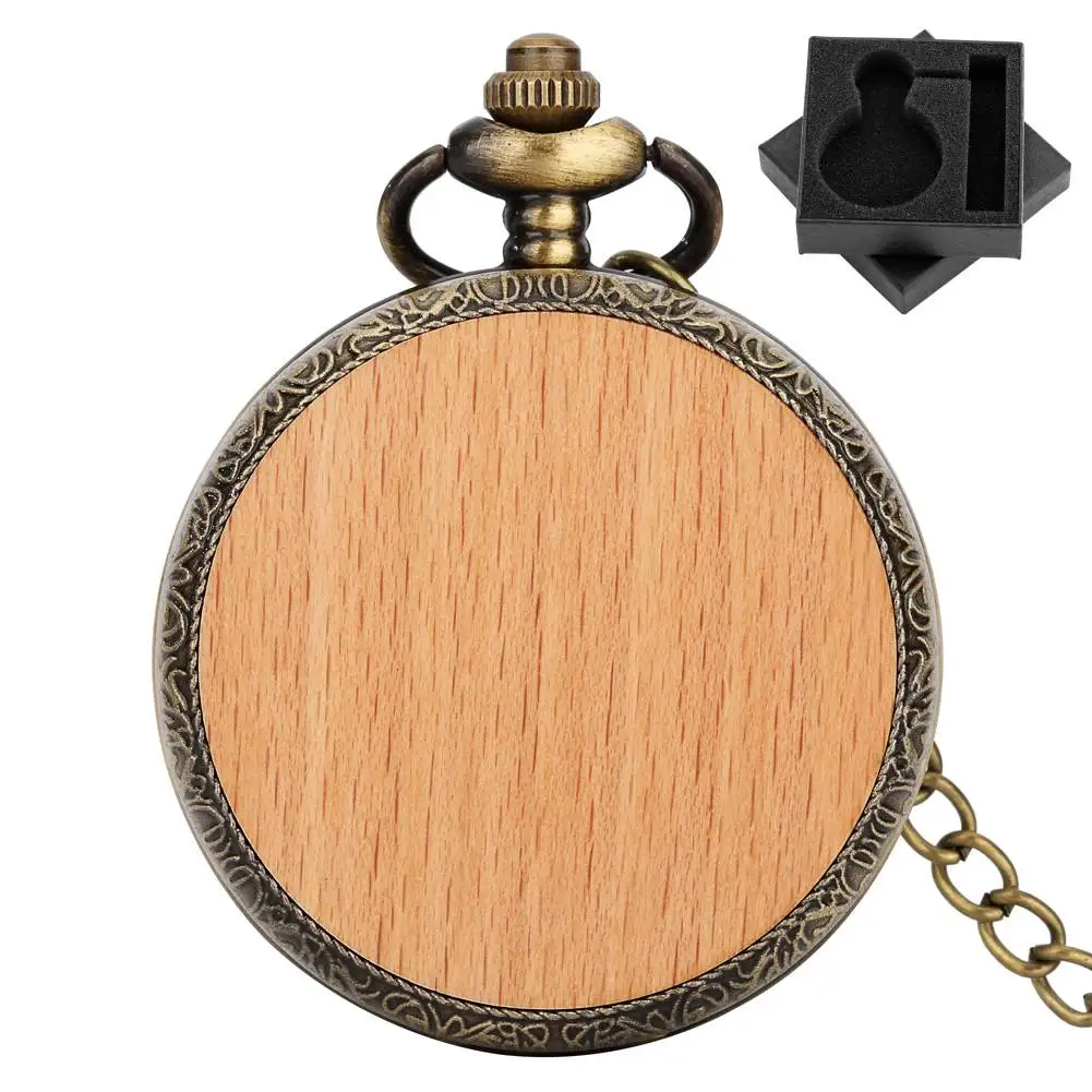 

Ретро бронзовые кварцевые карманные часы из бука, декор, чехол, брелок-цепочка, подвесные часы, мужские винтажные часы-ожерелье, женские подарочные часы