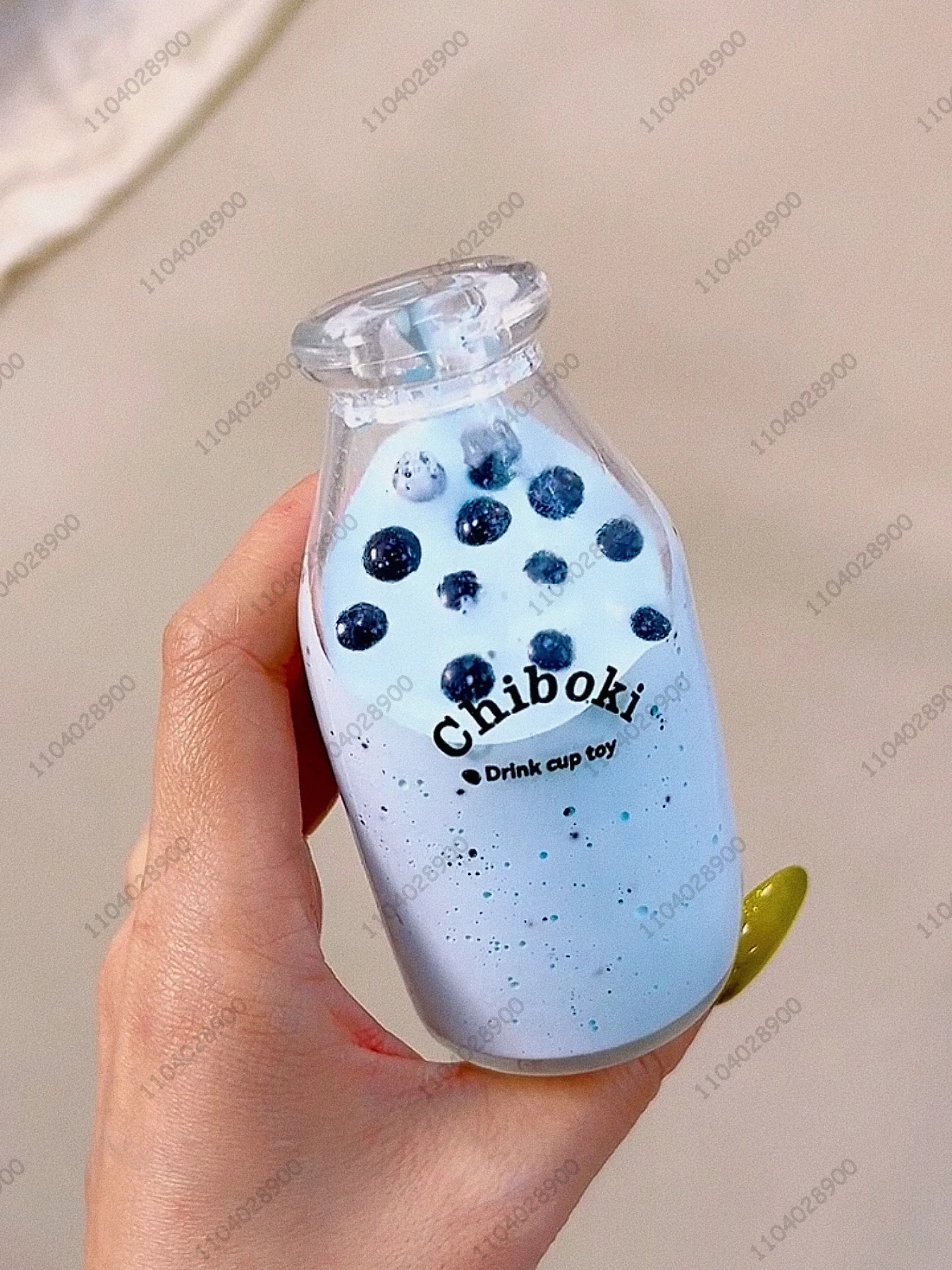 Palla antistress Bubba Bottiglia di tè Orso gommoso Palla antistress Palla di sfiato squishy fatta a mano Palla da spremere Alleviare lo stress Rilassare le mani Giocattolo regalo