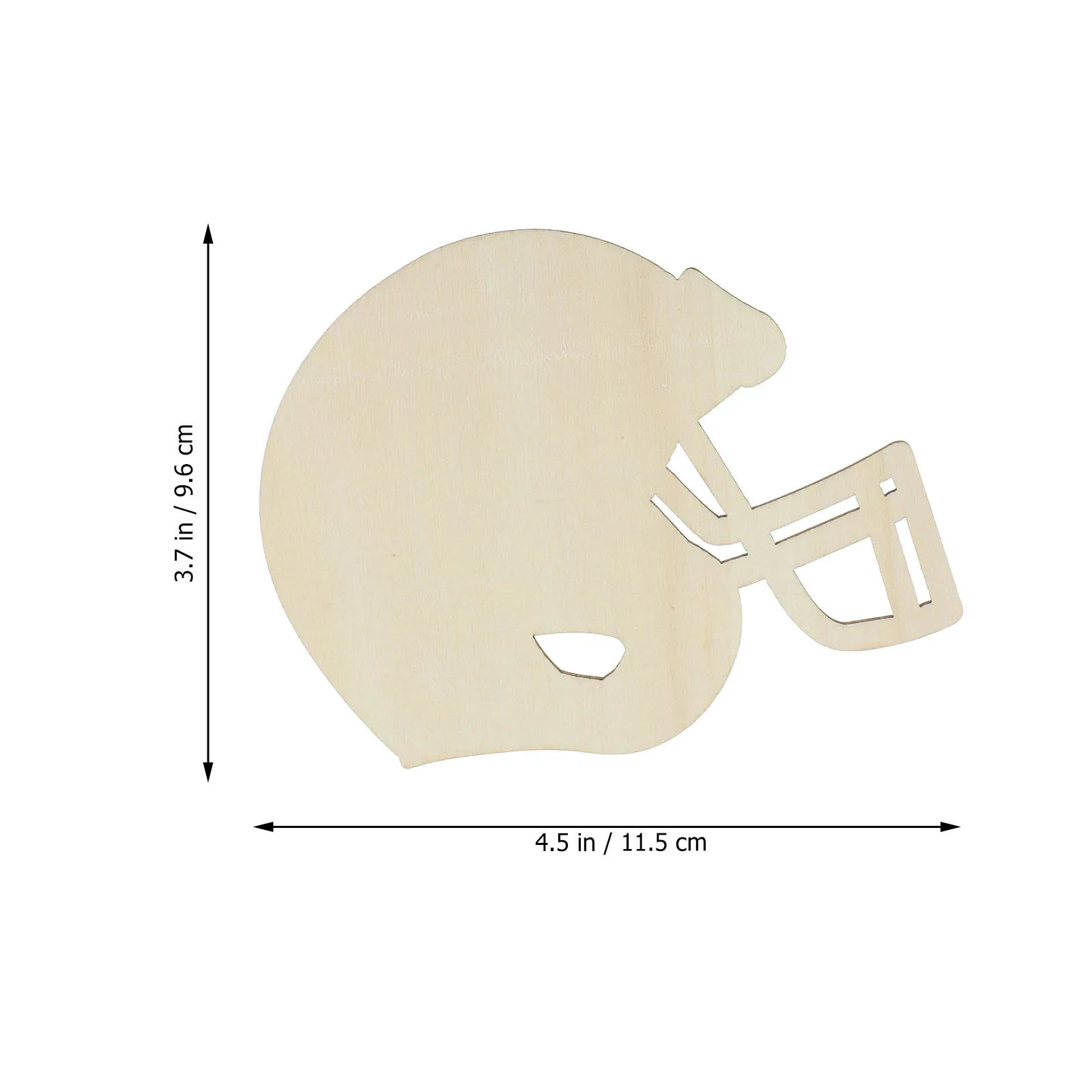 

20pcs Wooden Crafts Cutout Tag Unfinished Natural Slices For Diy Decorations Blank Surface Durable Wood Pieces Festival Party