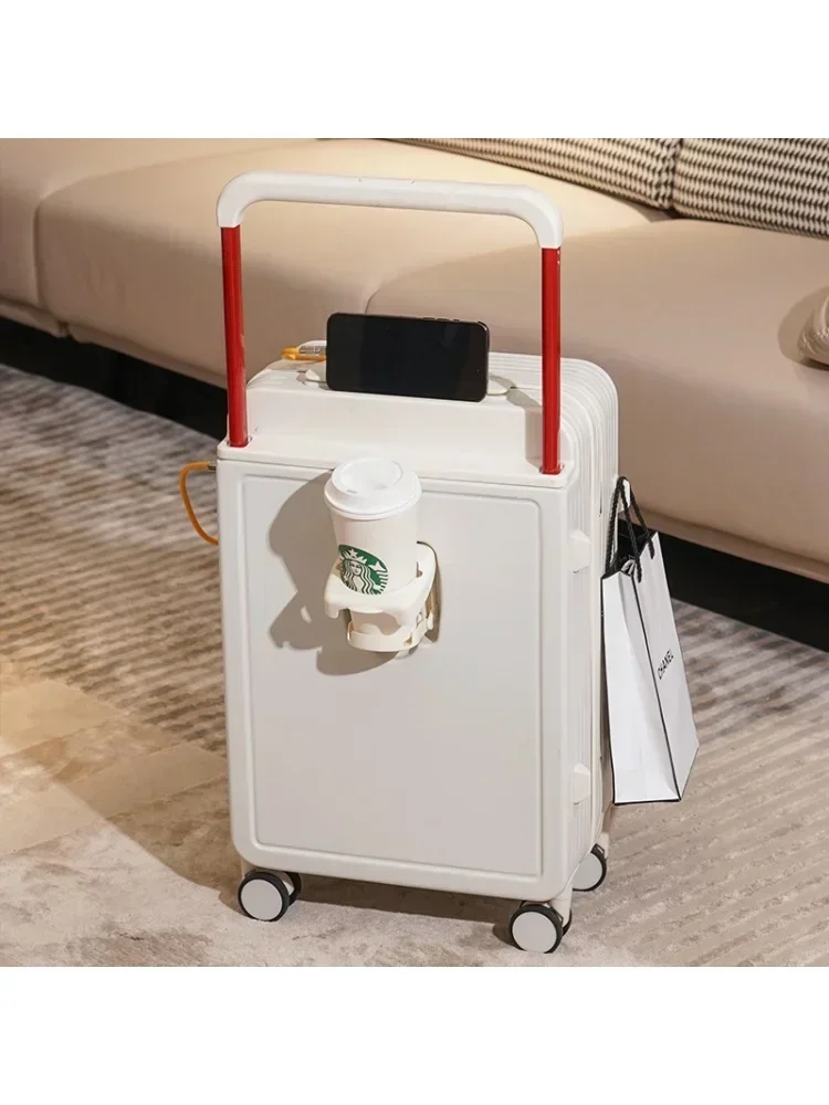 New Draw-Bar Luggage Wide Carry-On Suitcase Good-Looking Silent Wheel Password Suitcase  20-Inch Suitcase