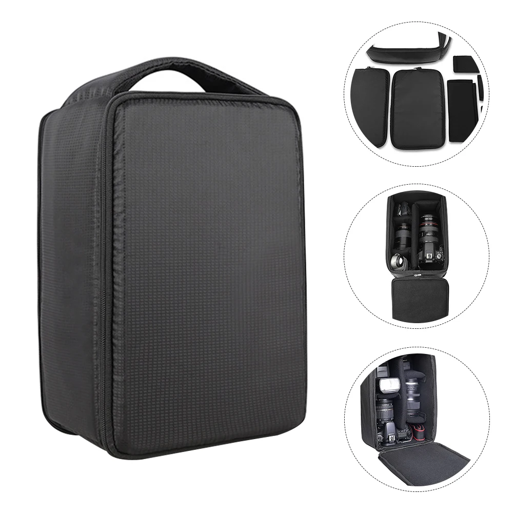 

Multi-functional Camera Pouch Bag Storage Waterproof Anti-shock Metal Zipper Compact Sleeve Case for Travel Outdoor Photography