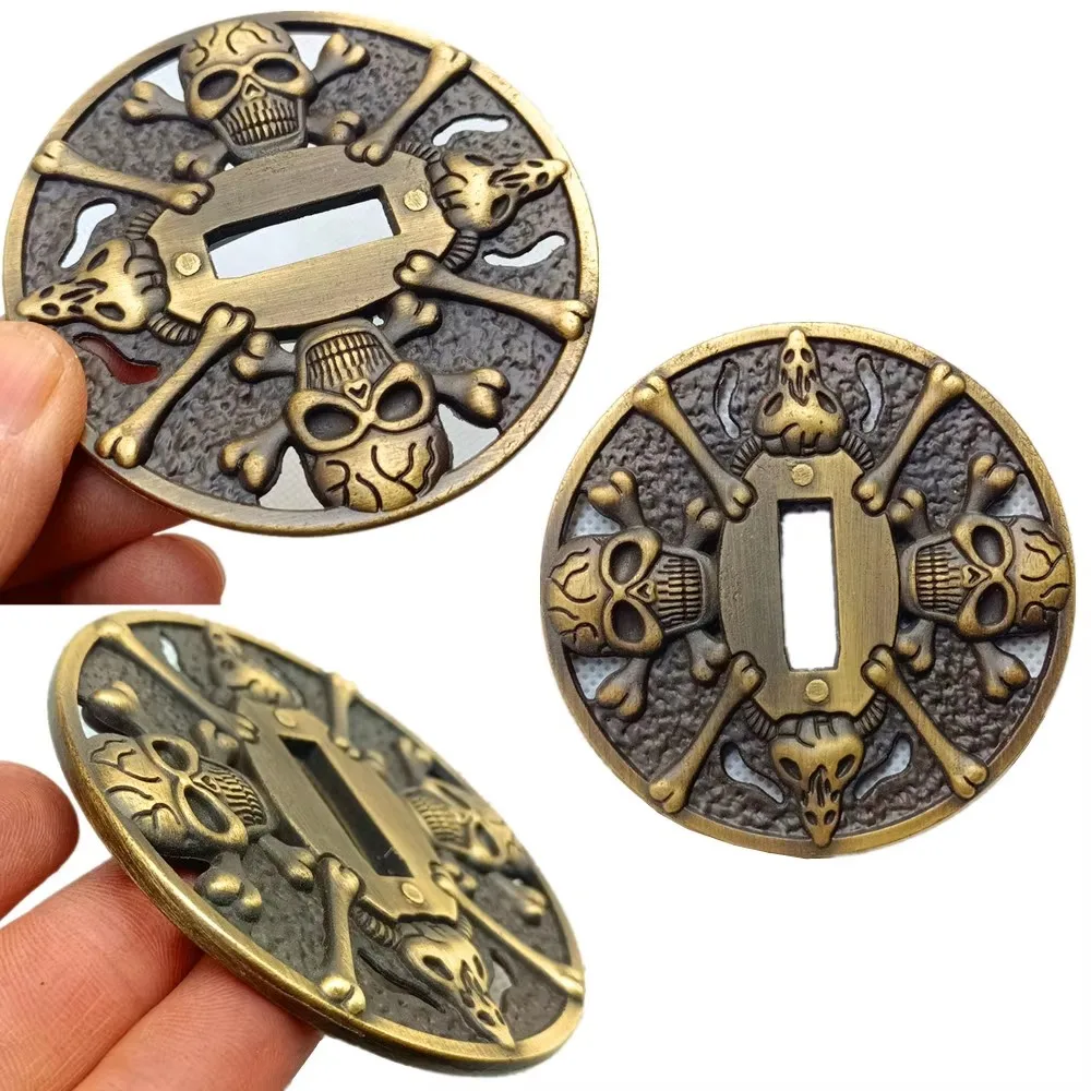 Alloy Guard Tsuba For Japanese Samurai Katana Sword Wakizashi Tanto Fittings