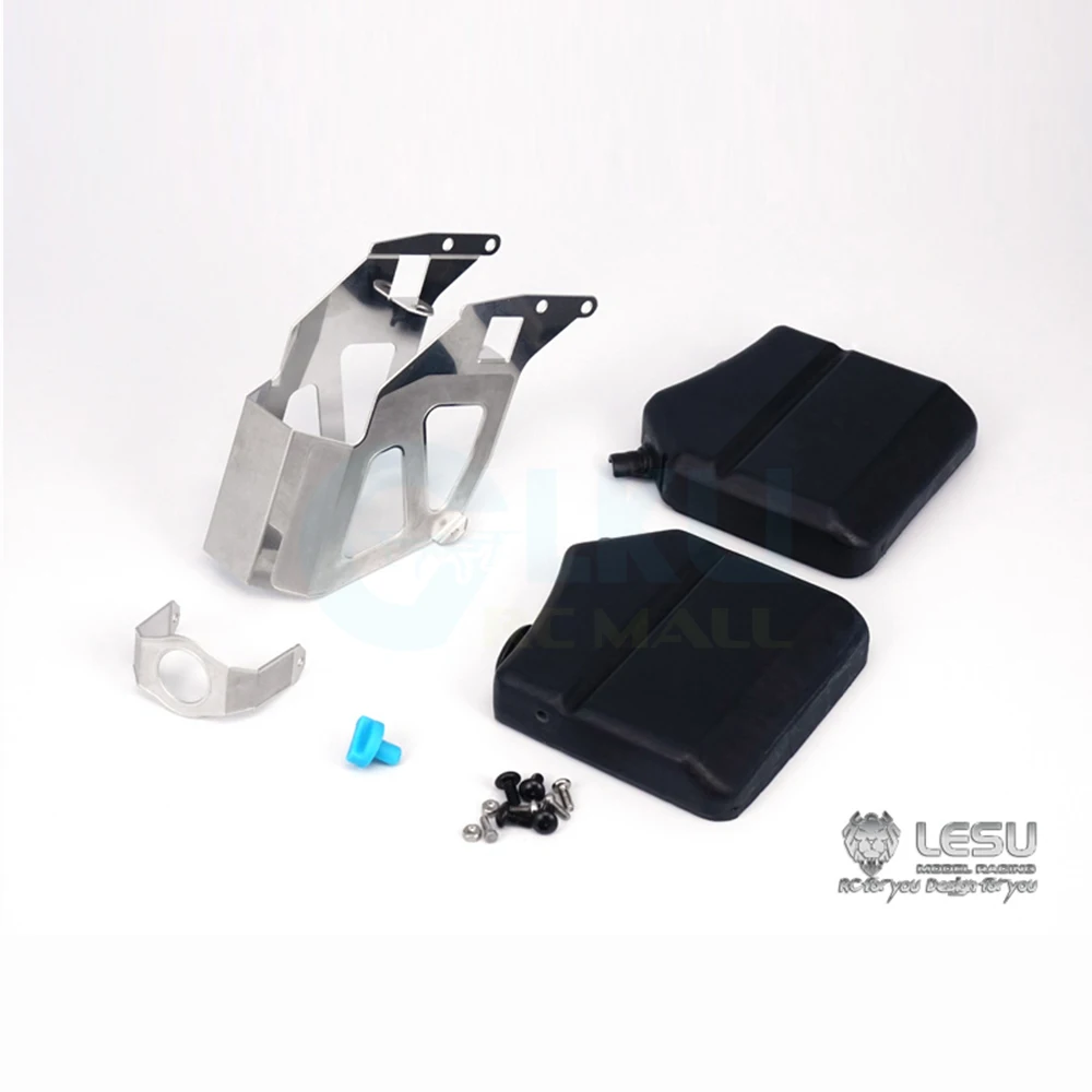 LESU G-6158 1/14 vrachtwagen model simulatie metalen ureum tank universele Tamiya 3363 tractor vrachtwagen simulatie decoratie accessoires