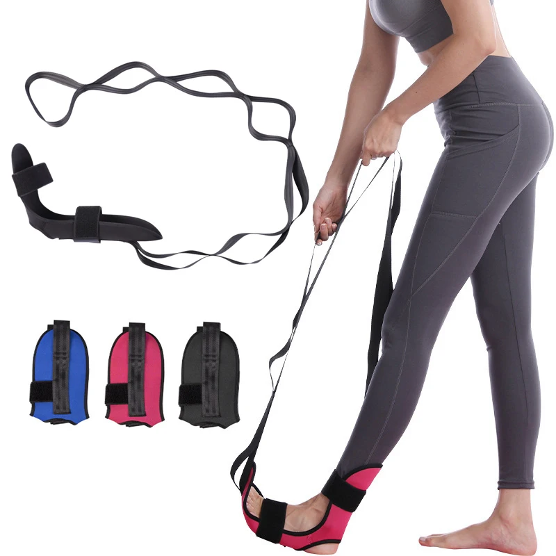 

Yoga Flexibility Stretch band Leg Stretch Belt For Dance Gymnastics Yoga Pilates Exercise Flexibility Training Resistance Bands