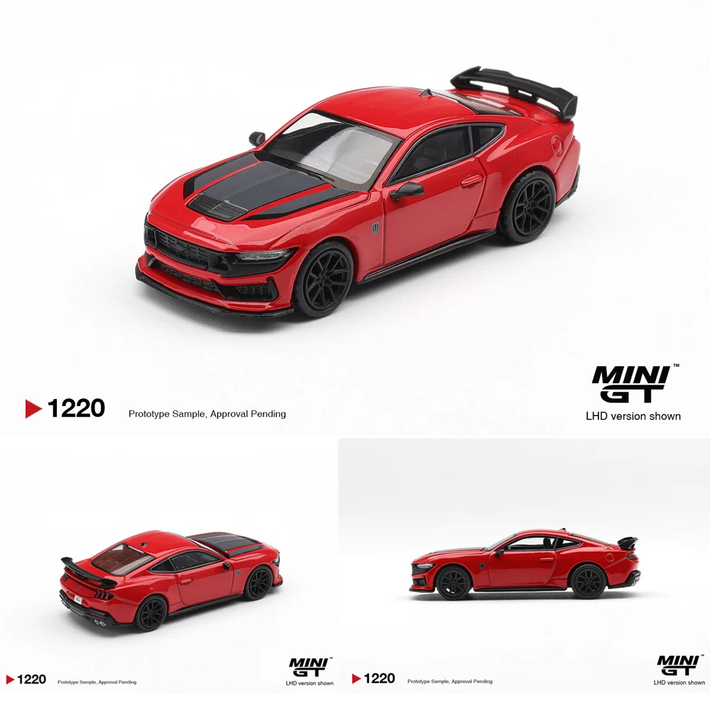 

Presale MINIGT 1/64 Ford Mustang Dark Horse Race Diecast Model Car Blister Packaging High Performance Model Gift for Boys Adults