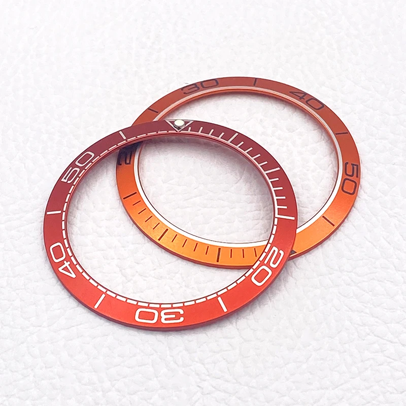 Mod 38mm*30.5mm Seamaster Style NH35 Aluminum Watch Bezel for SKX007 SKX009 SRPD Replace Watch Mod Parts Customized