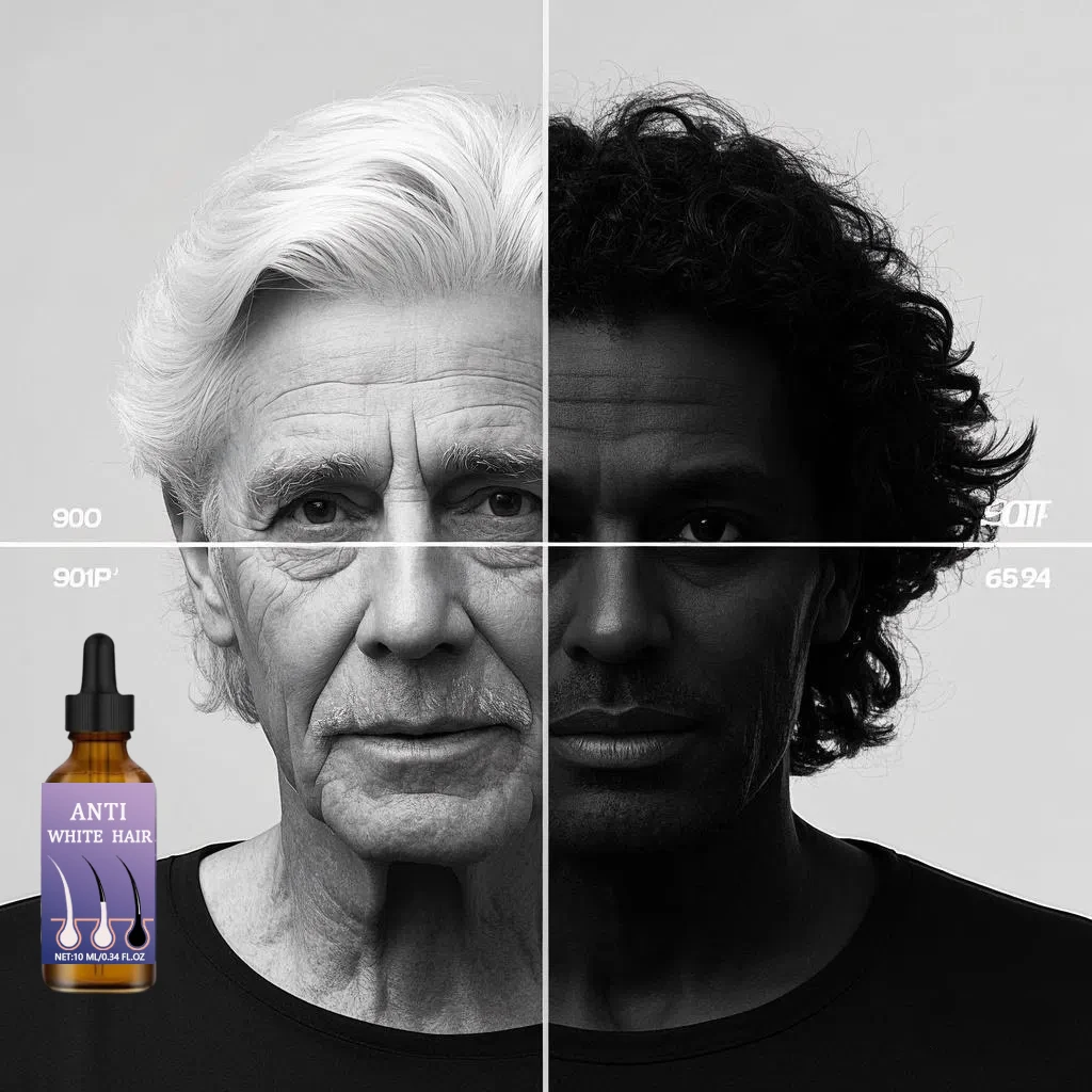 

2025White hair killer, remove gray hair and restore natural hair color in 7 days A