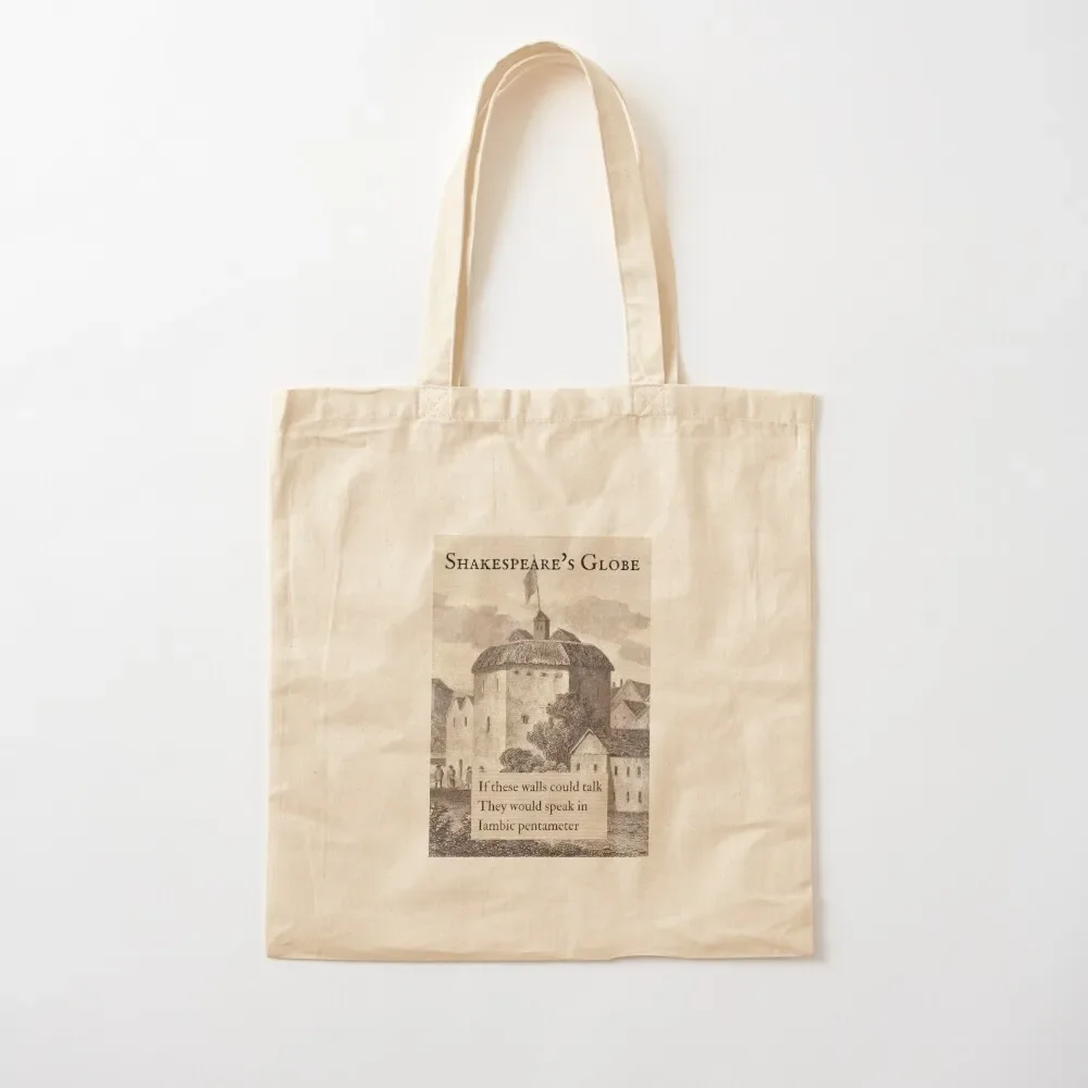 William Shakespeare's Globe Theatre ~ If these walls could talk they would speak in iambic pentameter Tote Bag Eco bag Tote Bag