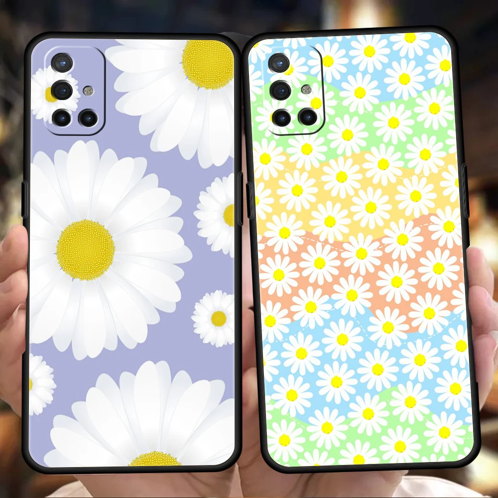 Fashion Fresh Little Daisy Flower Silicone Case For Oneplus 10 Nord N100 N200 N10 2 CE Z 7 8 9 9RT 10R 9R 7T 8T Pro 5G Shell Bag