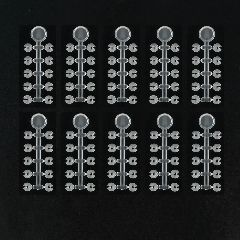 HIRISI 10 Kaarten Aas Floss Cap Boilie Stopkralen Karpervissen Haar Rig Eindgerei Anti-Slip Aasstopper AH170